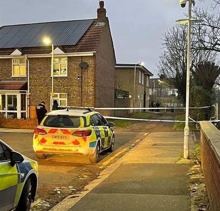 The attack happened in an alleyway near Grange Road, Gravesend