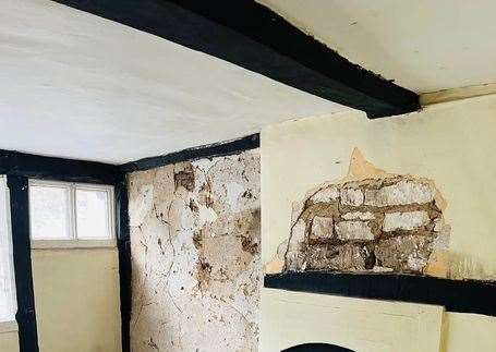 Work is under way to repair the chequers pub. Picture: Chequers