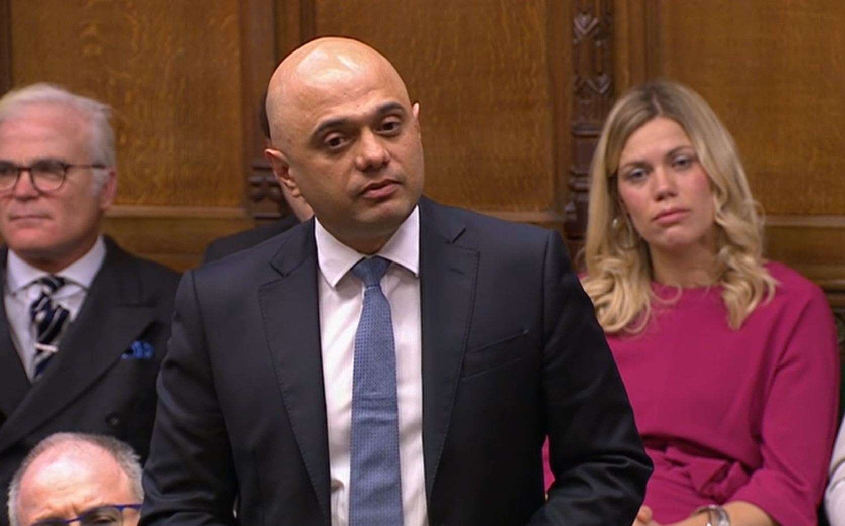 JP Morgan says no privileged information from Sajid Javid’s time in office will be used in his new role (House of Commons/PA)