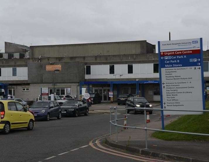 Mr Bennett was treated at the Kent and Canterbury Hospital