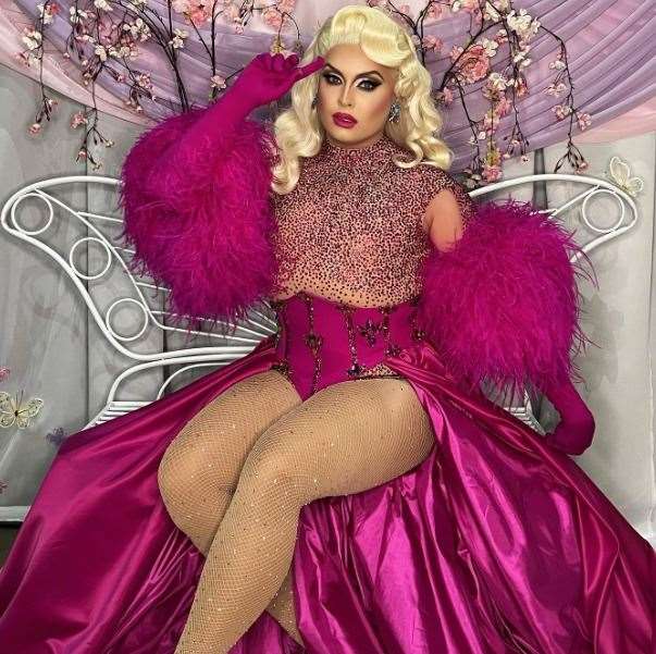 Drag performer Cheryl Hole from RuPaul's Drag Race UK will be on stage at this year's Glitterbomb event. Picture: Instagram / @cherylholequeen
