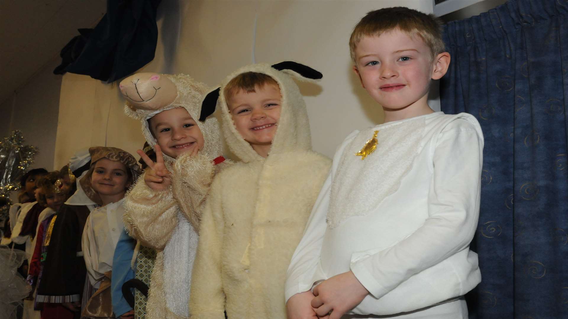 The Juniors' Nativity play at St Thomas of Canterbury Catholic Primary School, Gillingham.