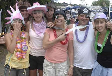 Boat owners enjoying the festival last year. Picture: GRANT FALVEY