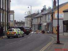 Furniture strewn across street during Tunbridge Wells incident