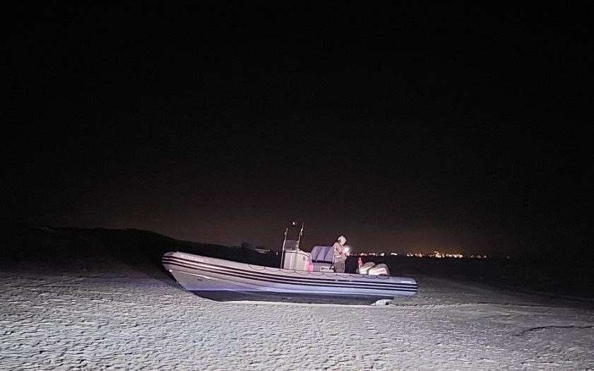 This boat was stopped in Belgium. Picture: National Crime Agency