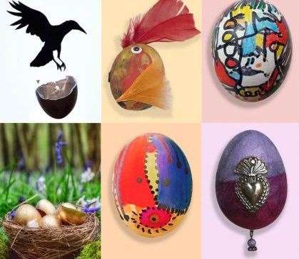 Some inspiration for egg designs for the Collaboreggs project
