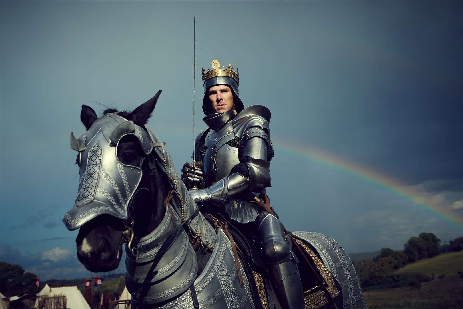 Benedict Cumberbatch in the BBC's The Hollow Crown: The War of the Roses. Picture: Robert Viglasky