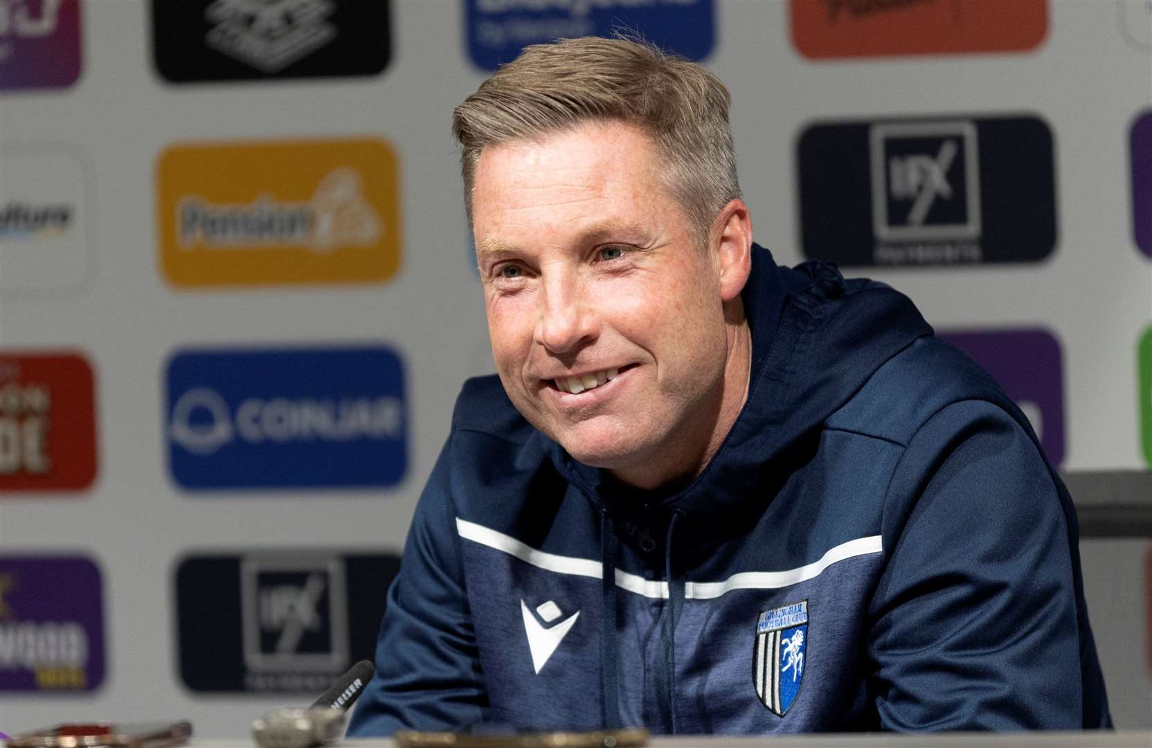 Neil Harris enjoyed some good wins in charge - notably in the Carabao Cup. He was all smiles after knocking out Brentford in November 2022. Picture: KPI