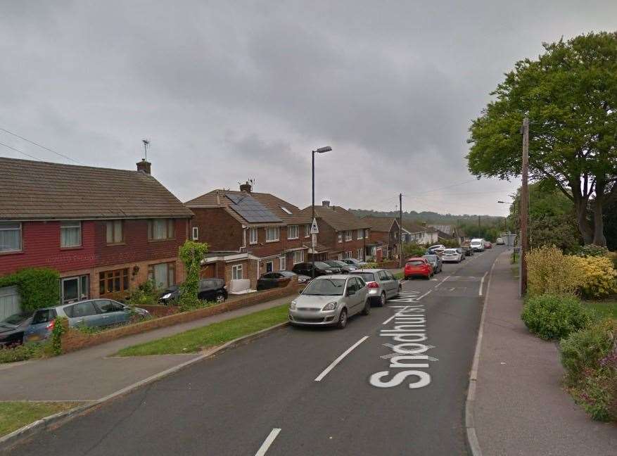 Snodhurst Avenue remains partially blocked in both directions after a two-car crash this morning. Photo: Google