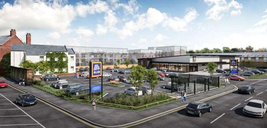 A new Aldi opened over the road last year