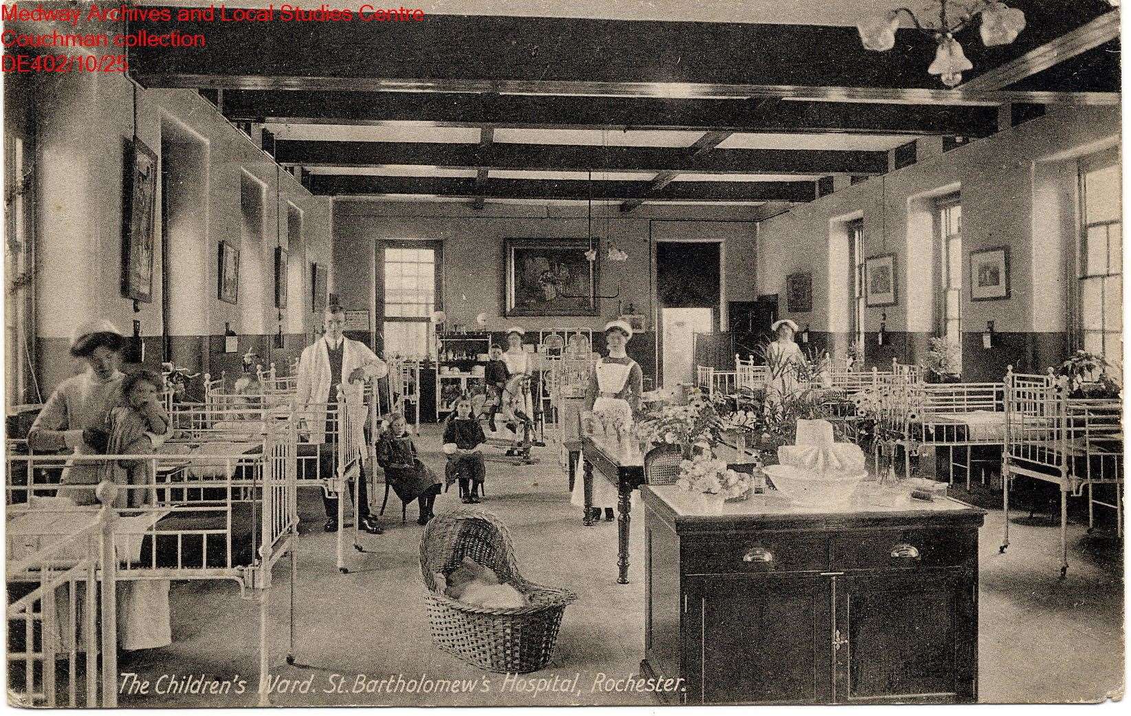 The children's ward at St Bartholomew's Hospital, Rochester. Picture: Medway Archives and Local Studies Centre Couchman Collection/from the collection of Robert Flood