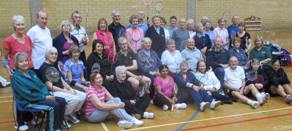 Members of the Primetime club at White Oak Leisure Centre