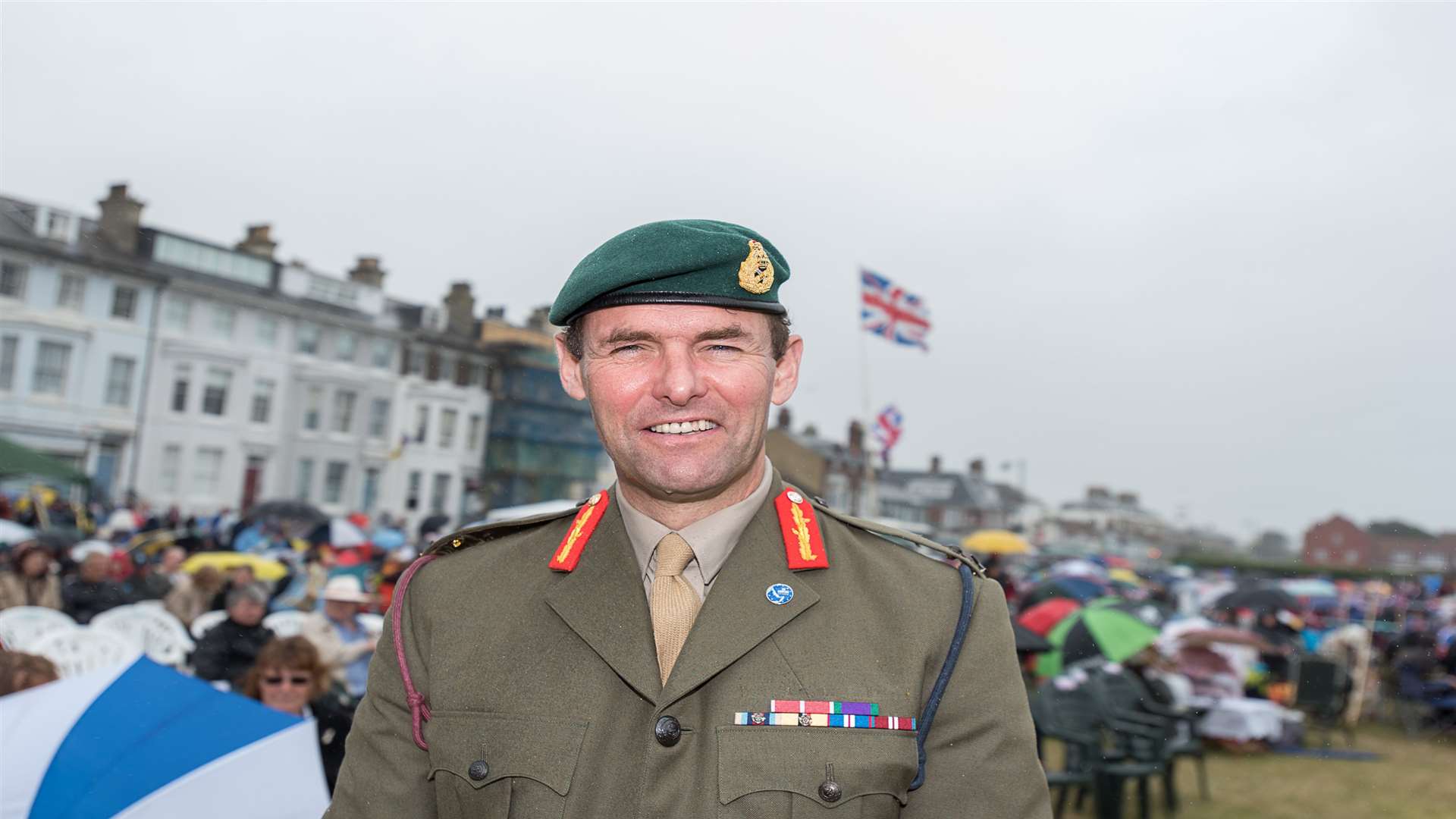 The Commandant General Royal Marines, Maj Gen R A Magowan CBE