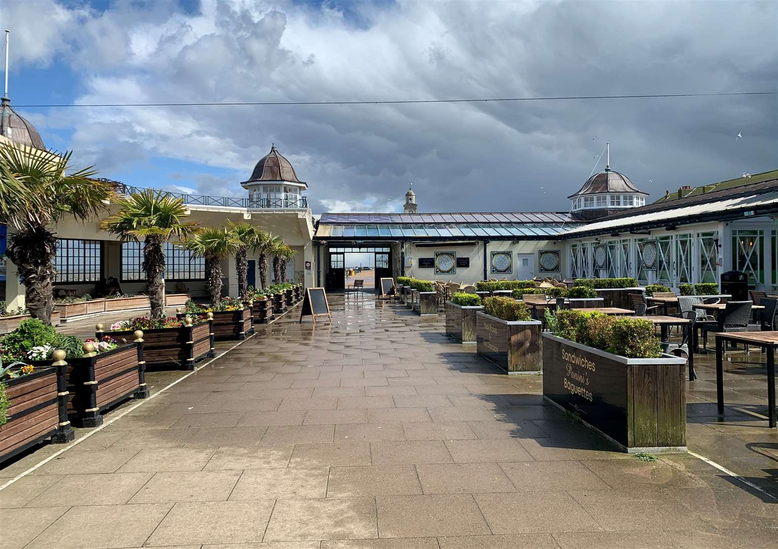There is "extensive" structural damage at Herne Bay Bandstand