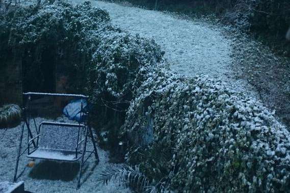 Snow in Whitstable. Picture: Dena Outram
