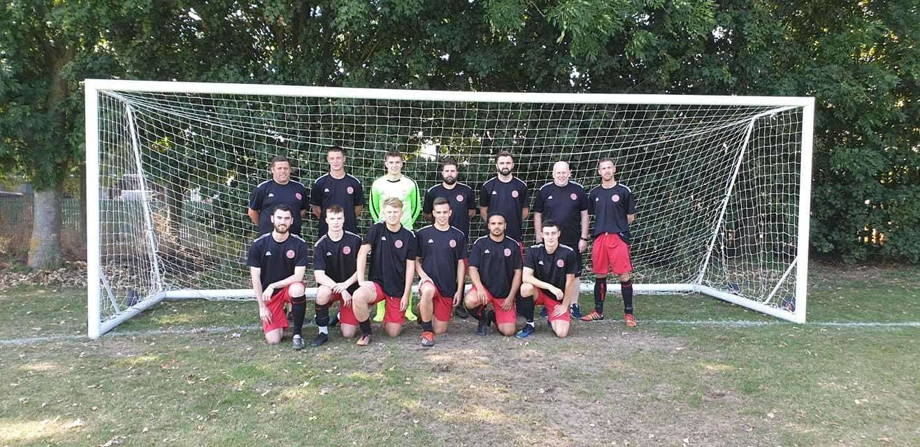 Woodnesborough FC's County league seniors team will benefit from the improved grass pitch