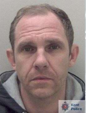 Gravesend bully Gordon Curtis was jailed for abusing his partner. Picture: Kent Police