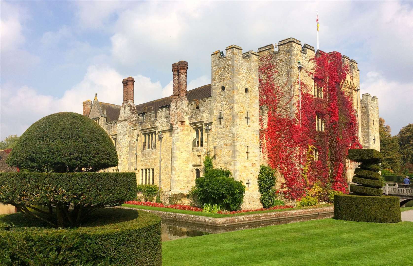 Hever Castle will be in full colour for the season. Picture: Hever Castle and Gardens