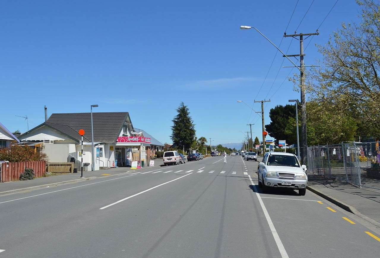 Main street of Oxford, New Zealand (33323287)