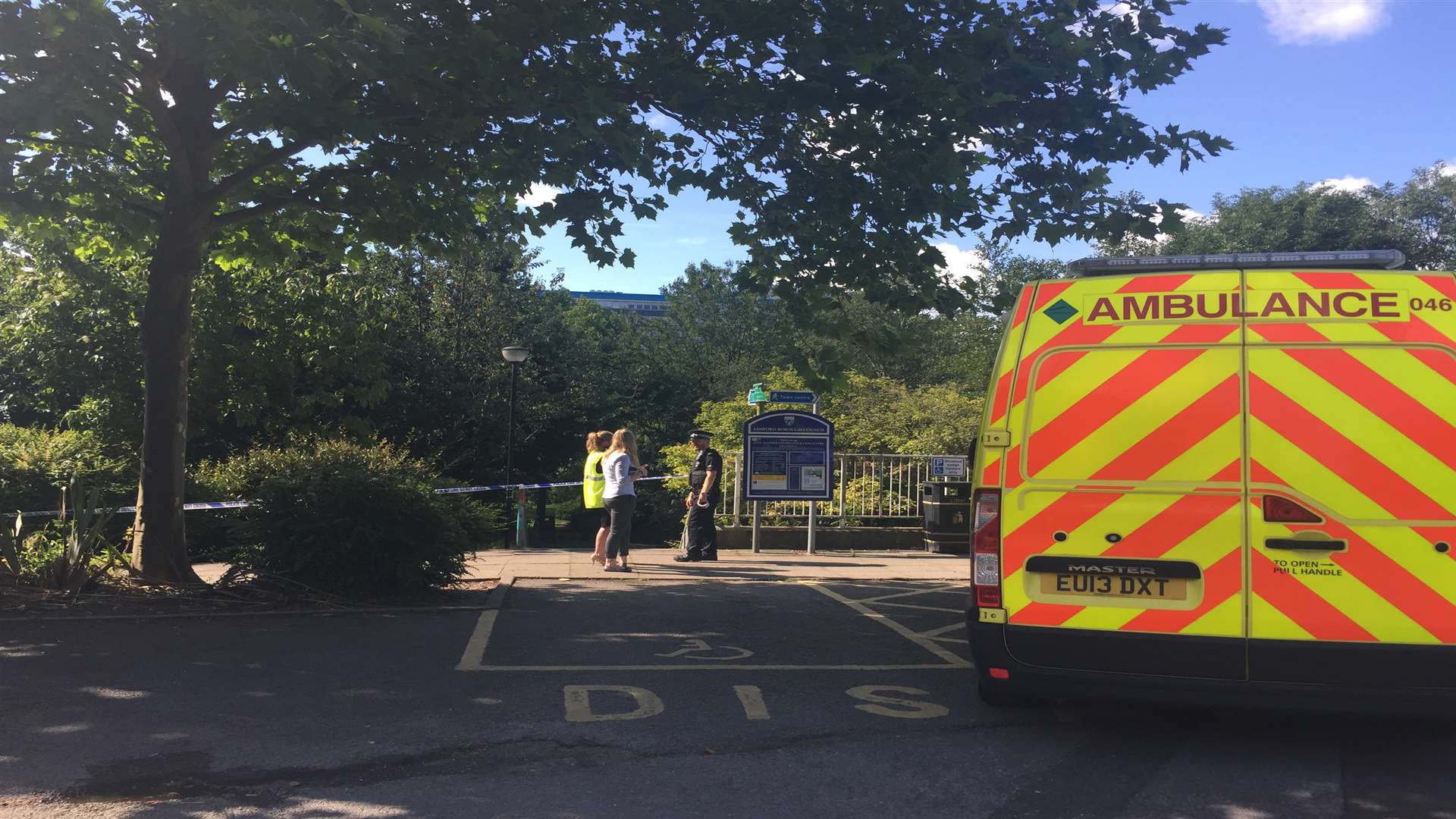 People have been evacuated from the leisure centre
