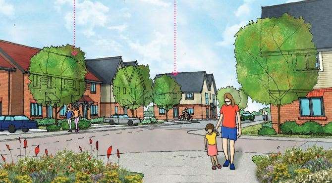 The firm says the estate will be a "low carbon, resilient and joyful" environment for residents and visitors