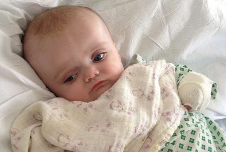 Baby Amelia has inspired a fundraising appeal