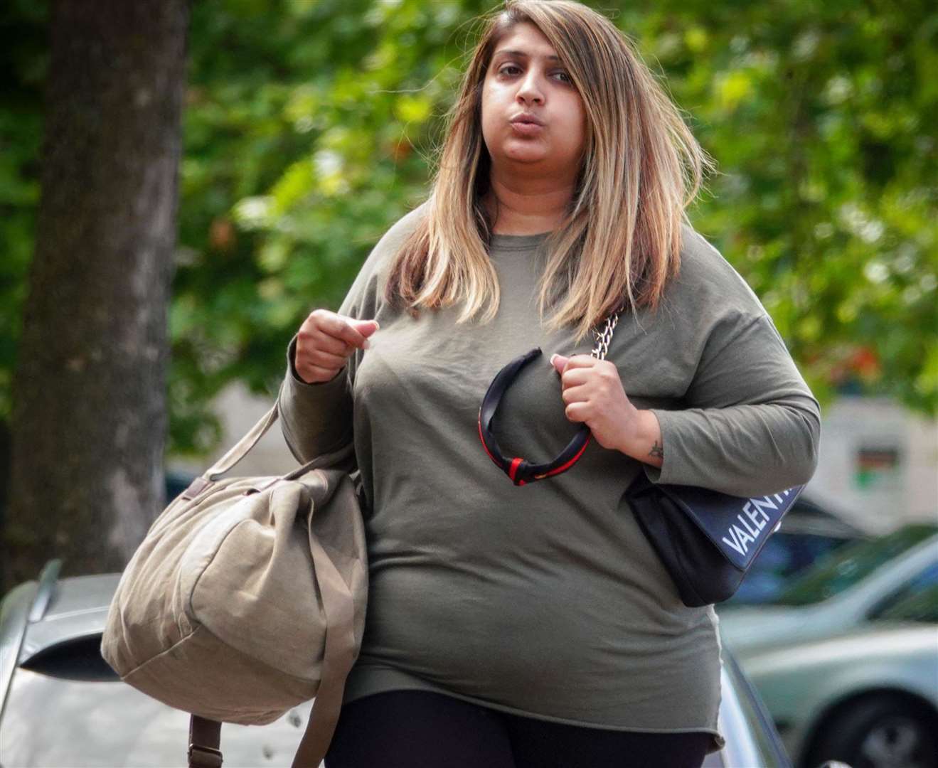 Rosie Grewal outside at Maidstone Crown Court. Picture: Jim Bennett