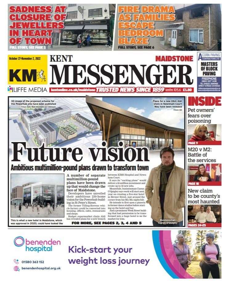 The Kent Messenger and the Kentish Gazette were both highly commended in last year's regional press awards. Earlier this year, the Kent Messenger was named the county's best newspaper