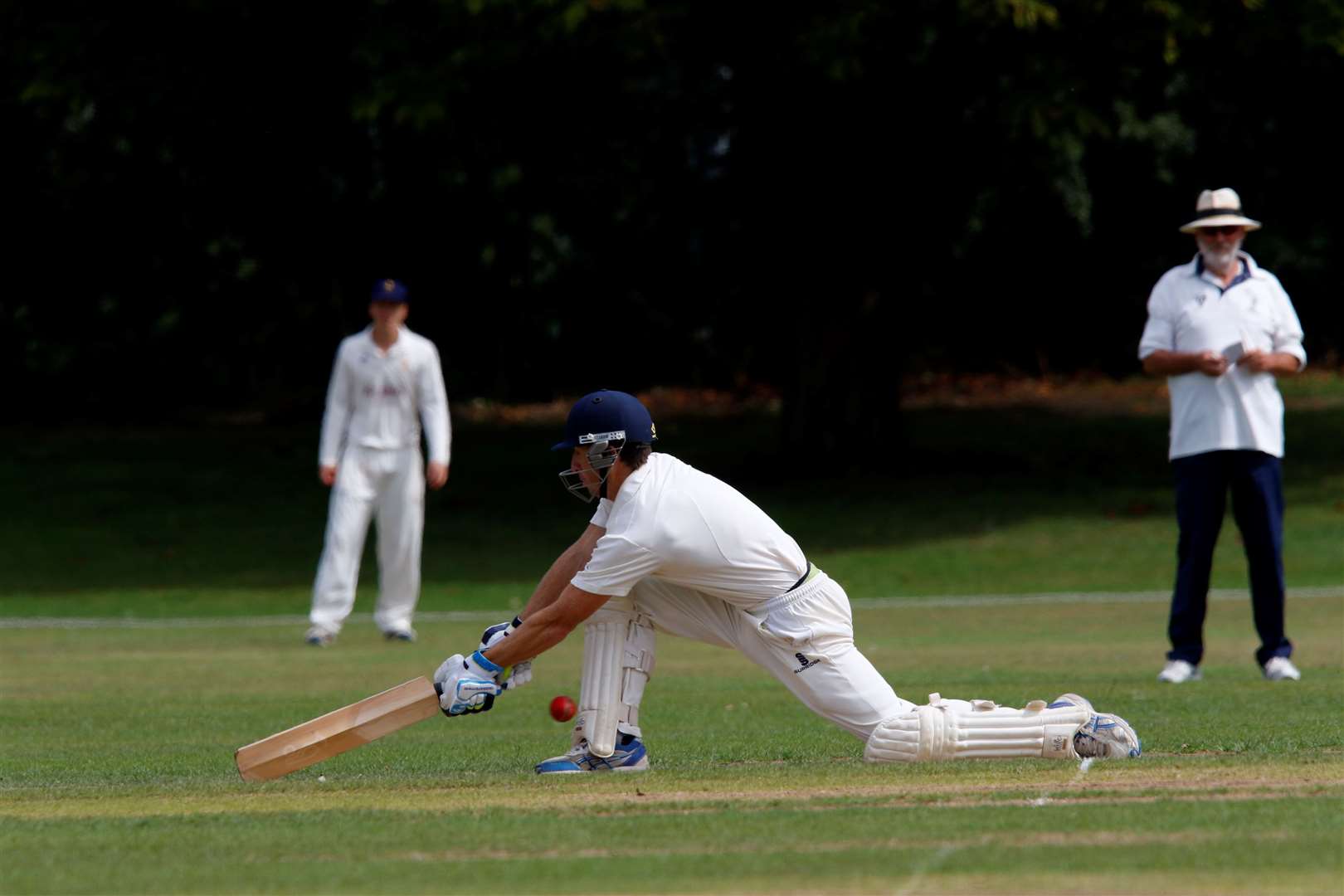 The Mote batsman Tom Harvey. Picture: Andy Jones