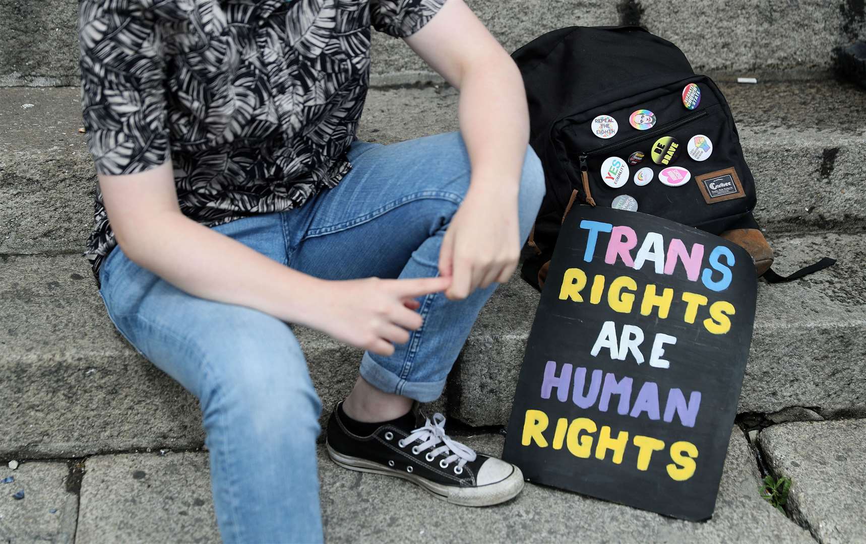 A Trans Pride March in Dublin (Brian Lawless/PA)