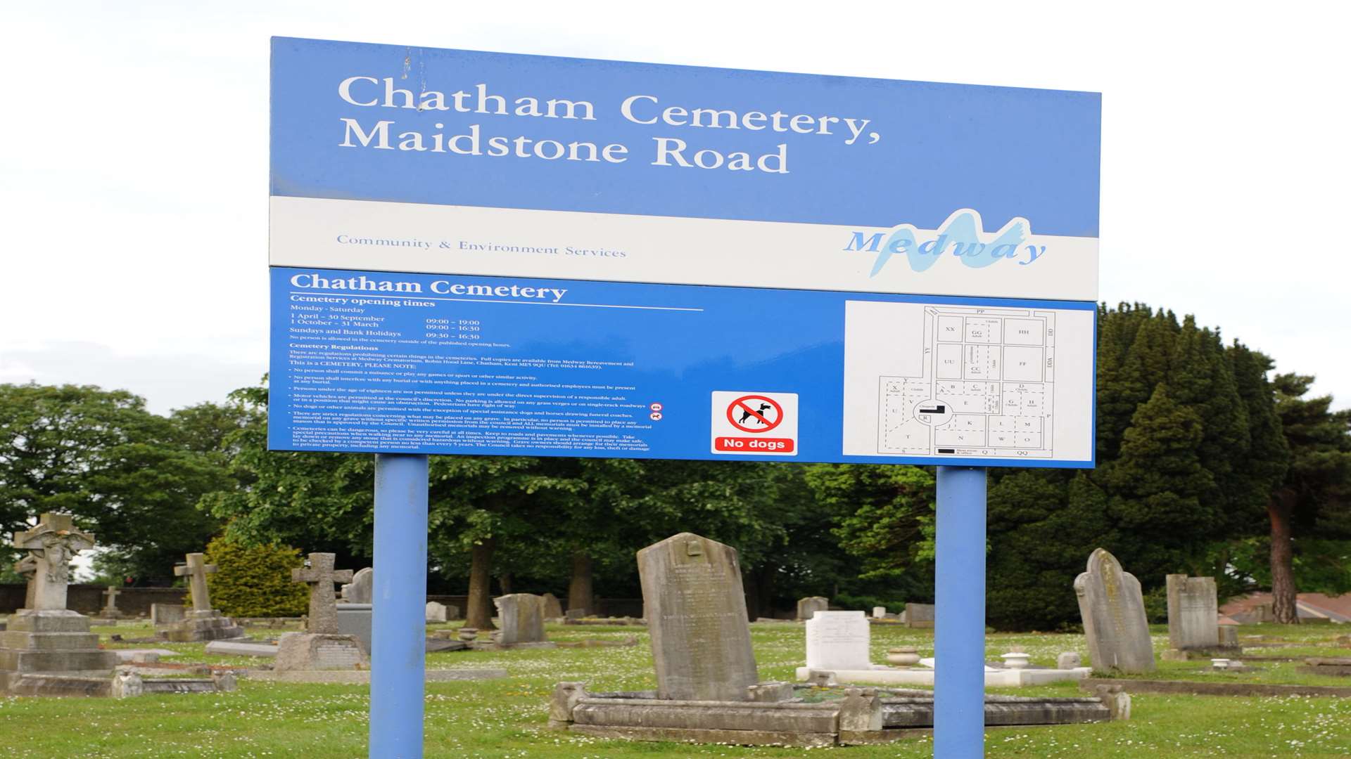 Chatham Cemetery, Maidstone Road, Chatham