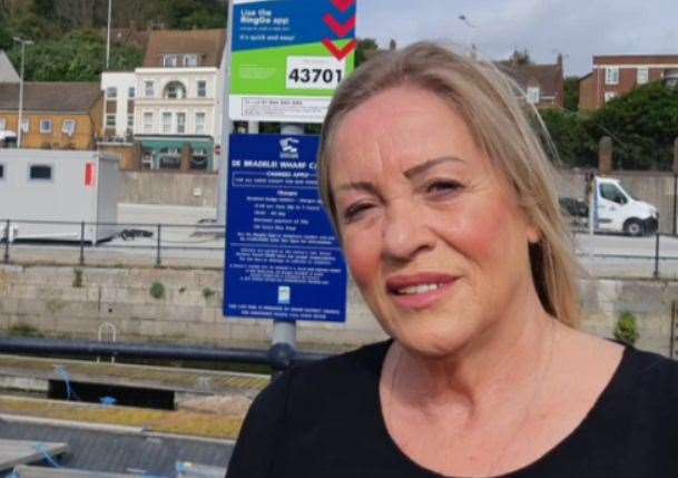 Sally-Ann Vokes, pictured last September when she warned about problems from the Ring Go car parking system