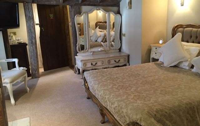 The Chequers Inn has six 14th century-style bedrooms