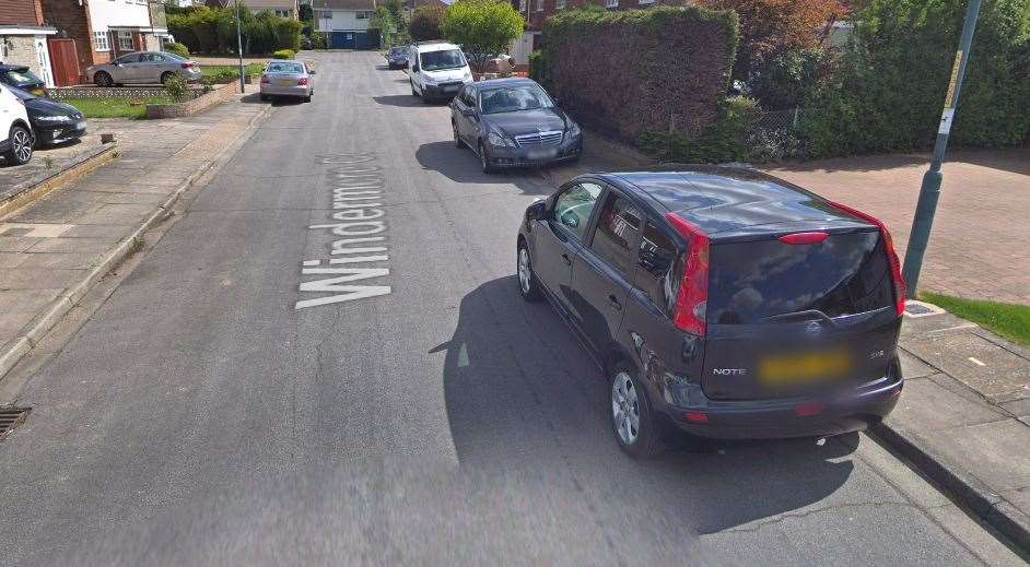 Police were called to a 'peaceful protest' in Windermere Close, Dartford. Picture: Google Maps (12492747)