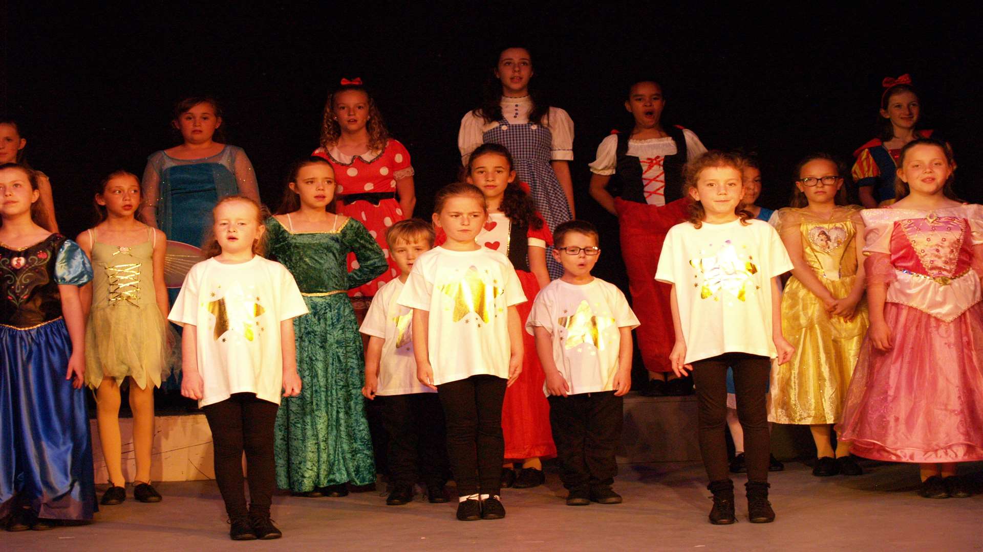 Pupils of Showbiz Academy perform fairy tale section Once Upon a Time