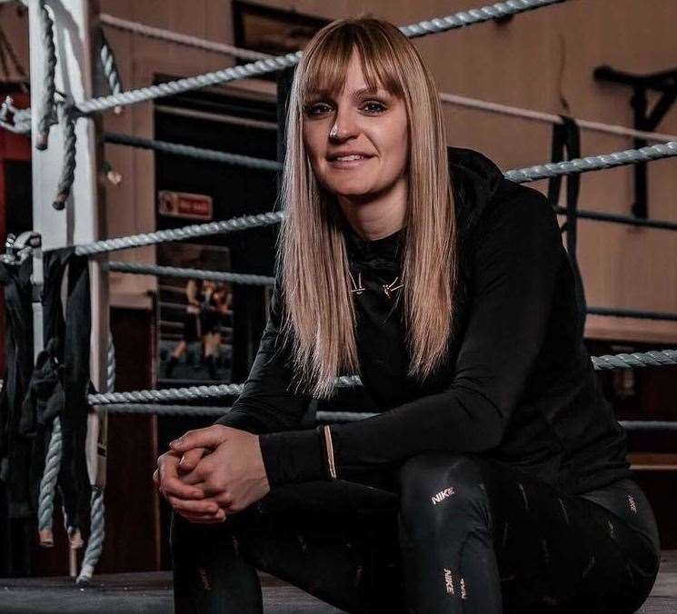 Louise Orton - has turned her life around through kickboxing, and now boxing. Picture: Ryan Terry (43348899)