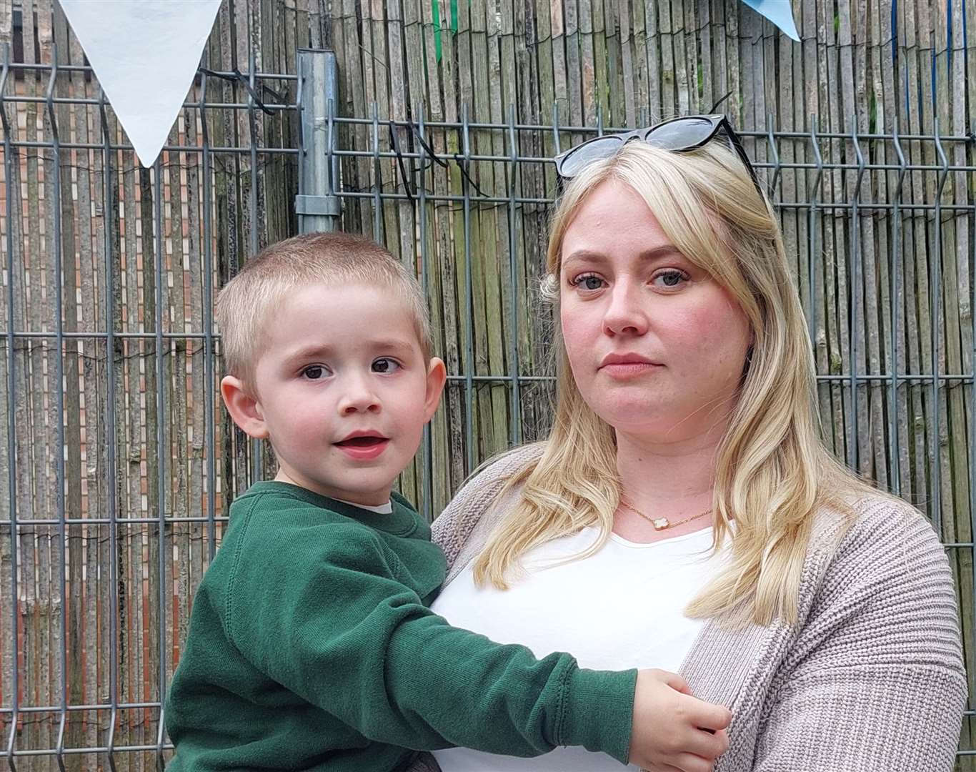 Mum Rebecca Woodin with son Danny who goes to Little Acorns Nursery at Kingsnorth Recreation Centre