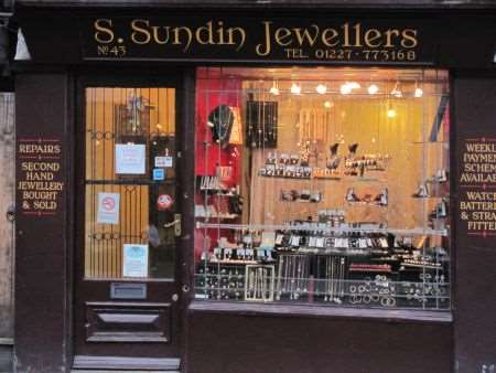 Sundin Jewellers, Whitstable High Street was targeted by masked robbers