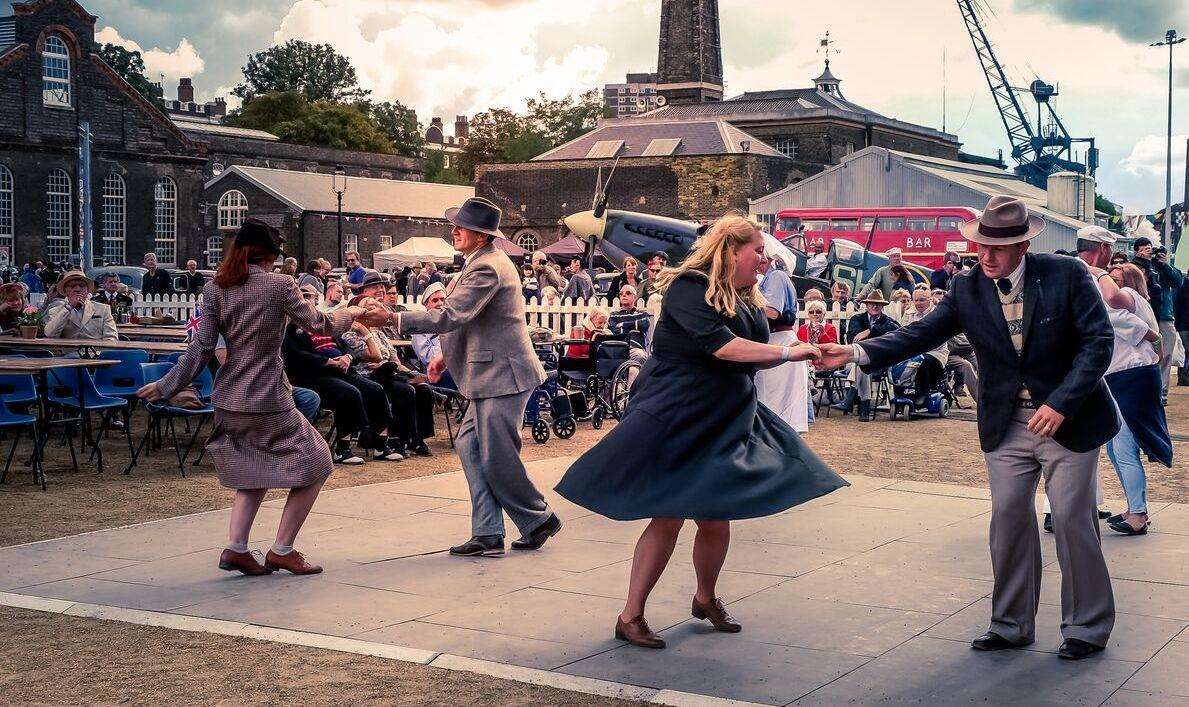 You can come dressed in your favourite vintage clothes from the 1940s and that would really put you in the swing of things. Picture by James McKenzie.