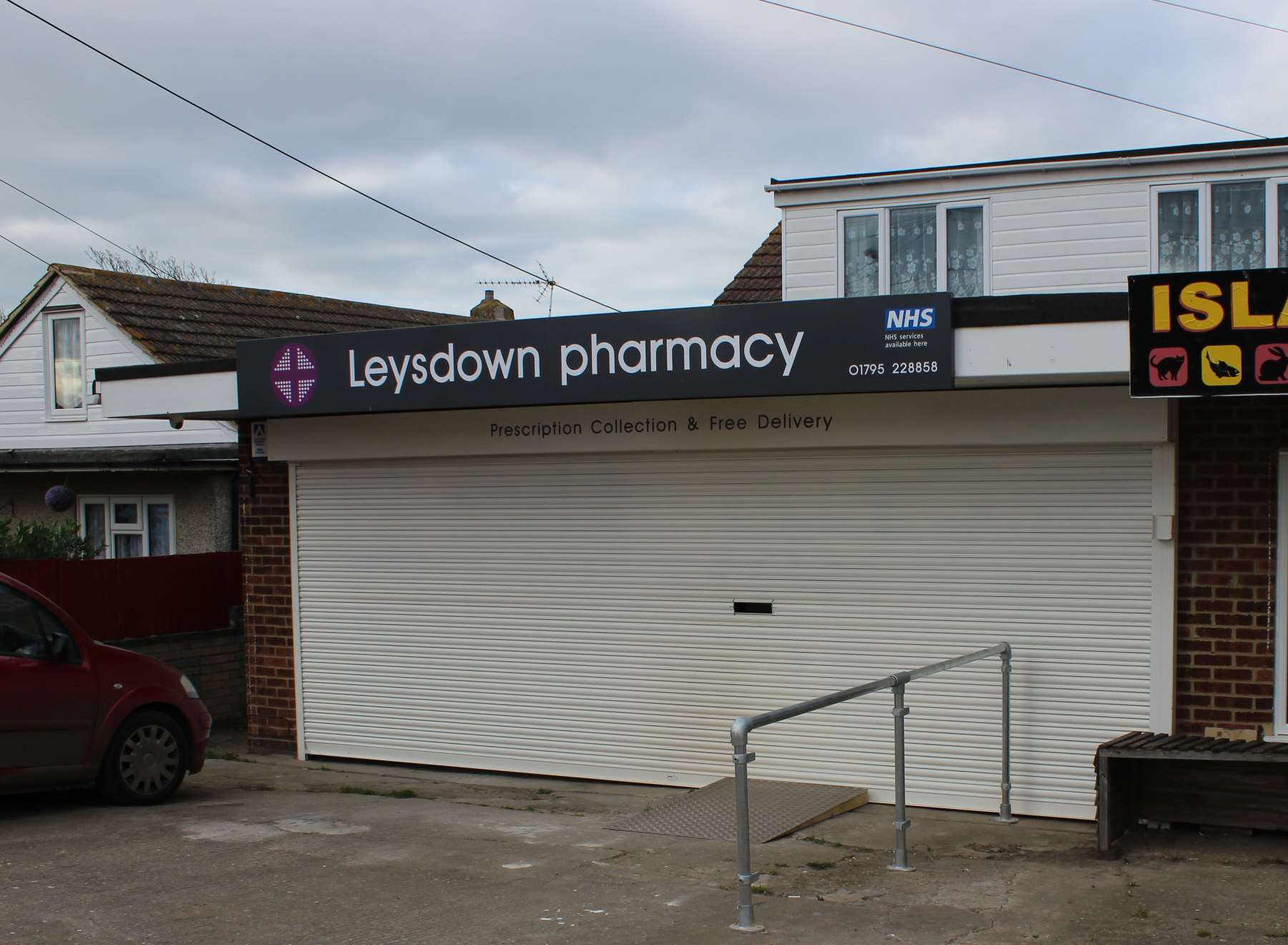 They new Leysdown Pharmacy is virtually opposite the doctors' Leysdown surgery