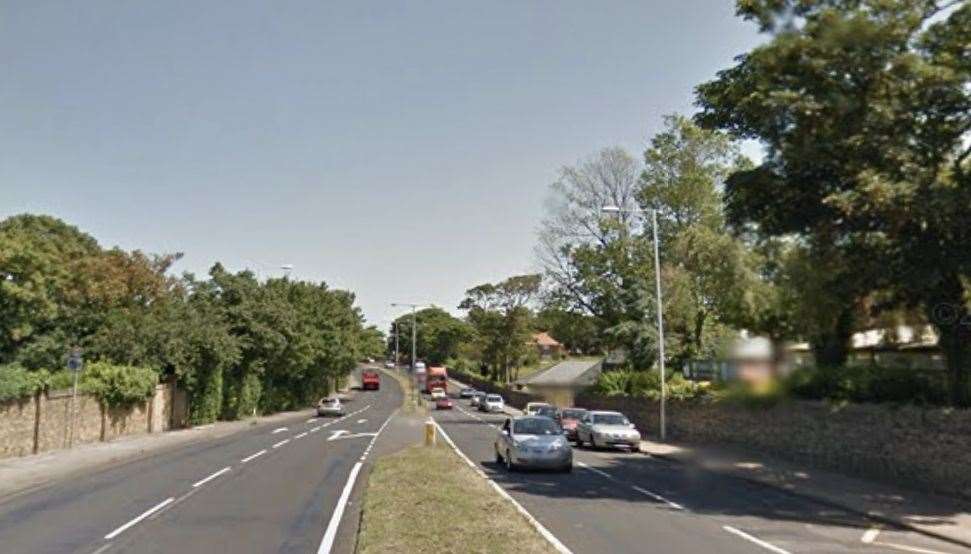 The crash happened on the A28 in Birchington-on-Sea. Picture: Google