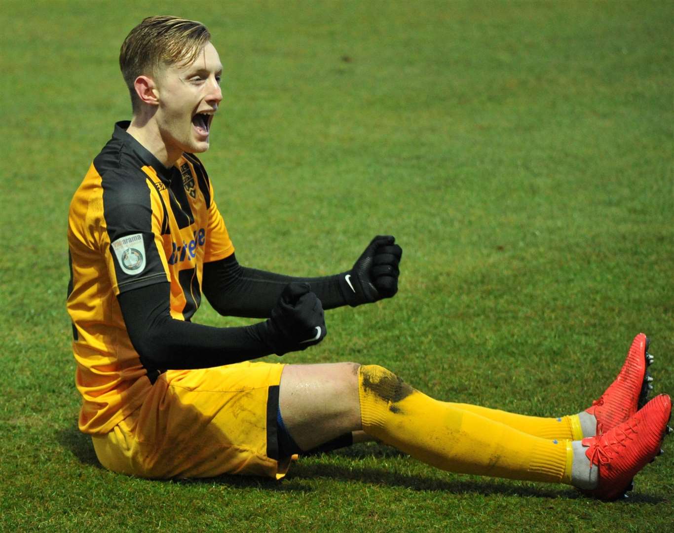 Joe Pigott loved his time with hometown club Maidstone United Picture: Steve Terrell