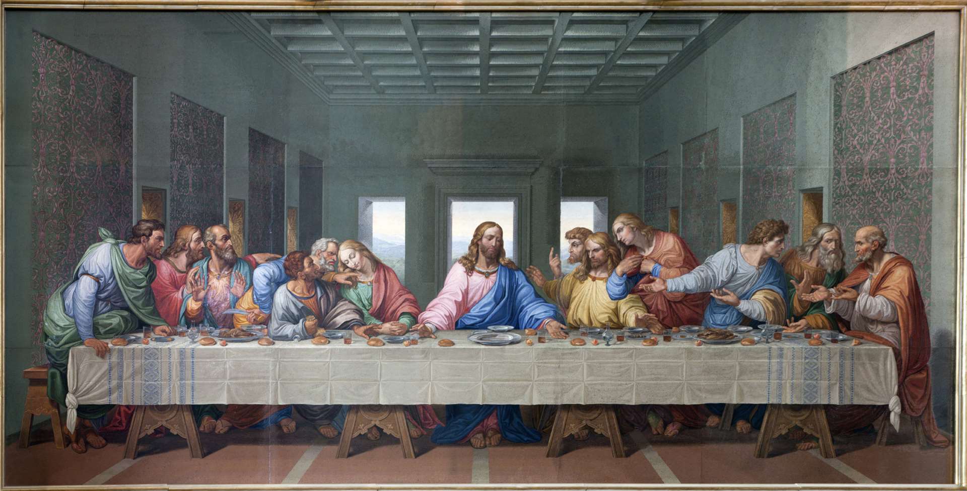 Leonardo da Vinci 'The Last Supper' is housed in the church of Santa Maria delle Grazie in Milan