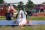 The Yak52 which force landed at Headcorn Aerodrome. Picture: Keith Butler