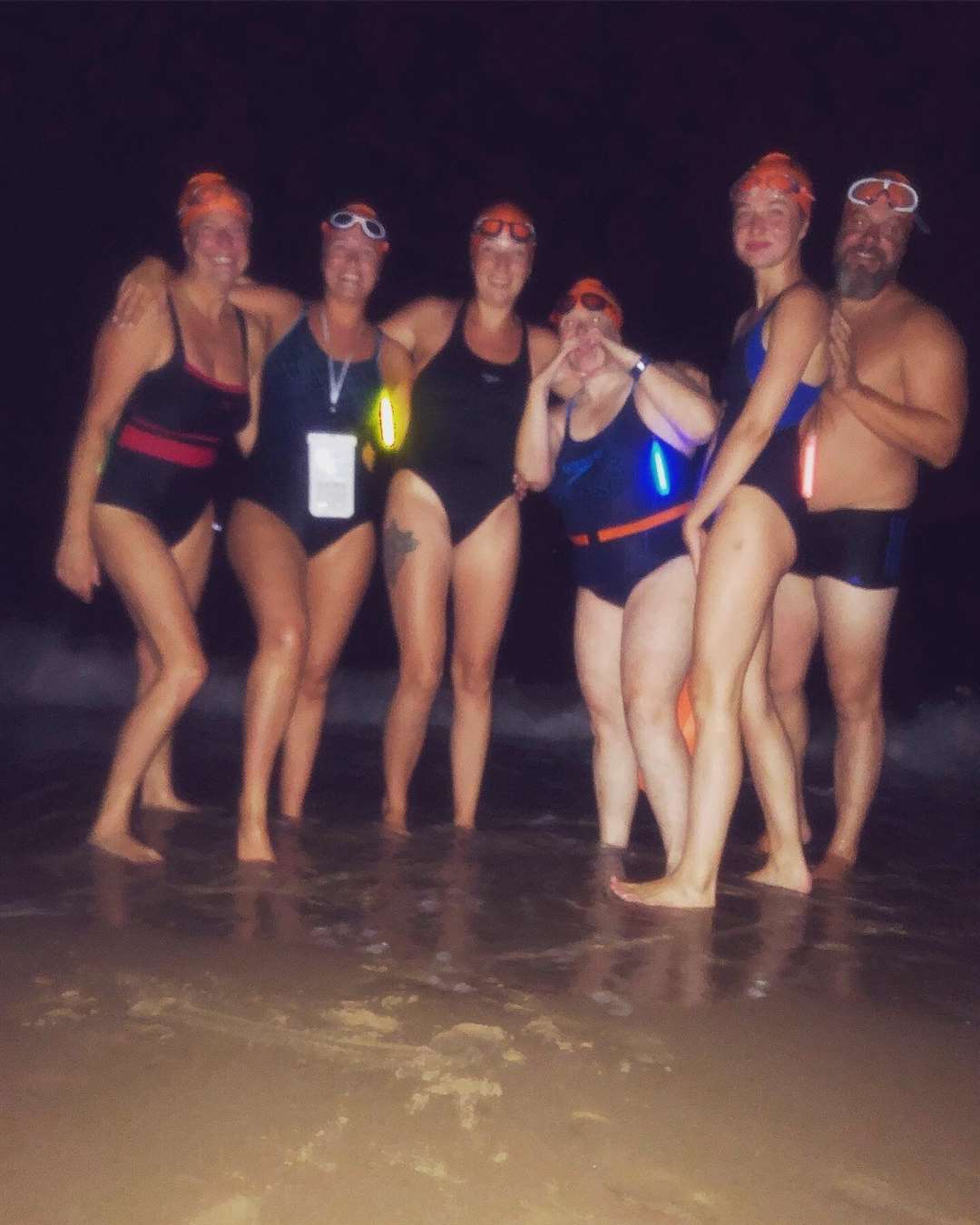 The group made it to Calais in 17 hours. Picture: Eltham Training Swimming Club