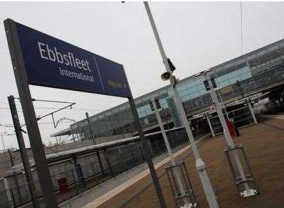 Ebbsfleet international station.