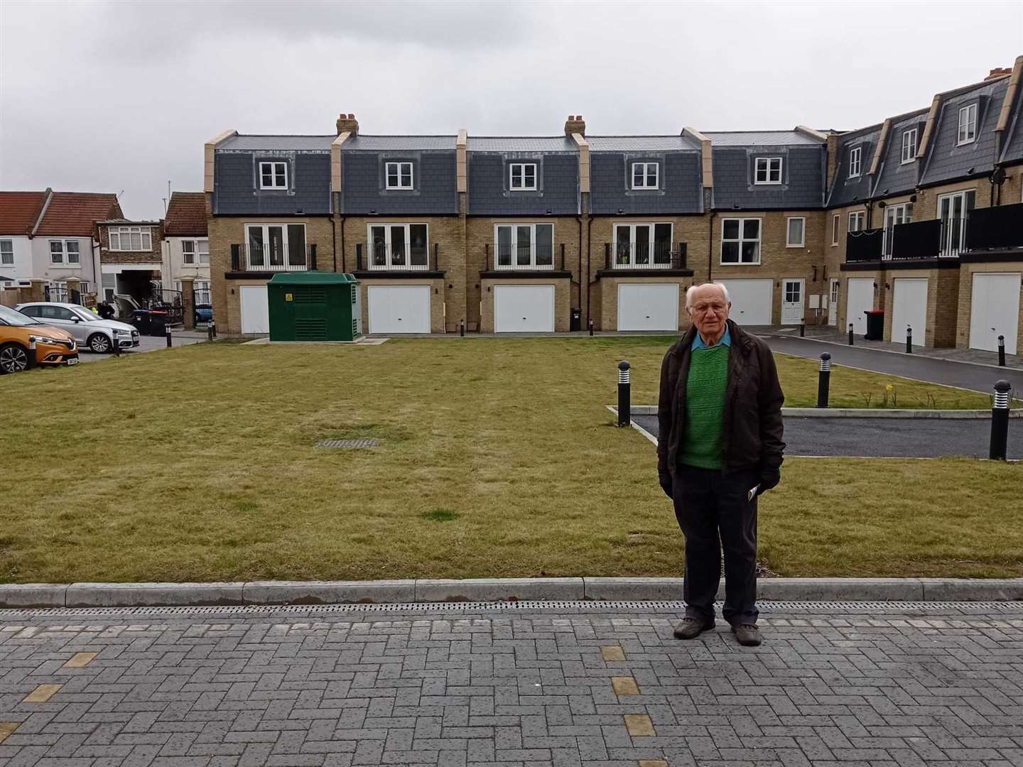 Michael Vince has written to Guildmore developer to complain about the green space at the Herne Bay estate. Photo: Michael Vince