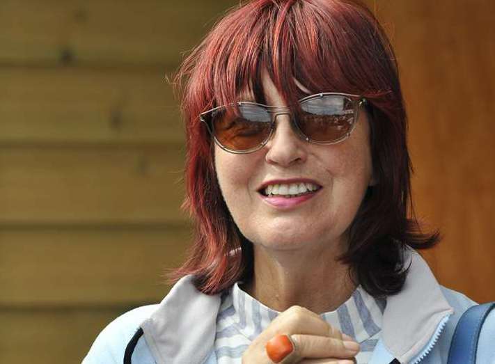 Janet Street-Porter says she was shocked when someone shouted abuse at her yesterday while she was out on a walk in Kent