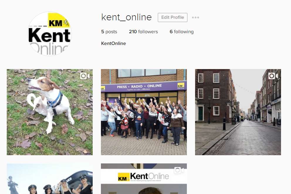 Follow us on Instagram - @kent_online