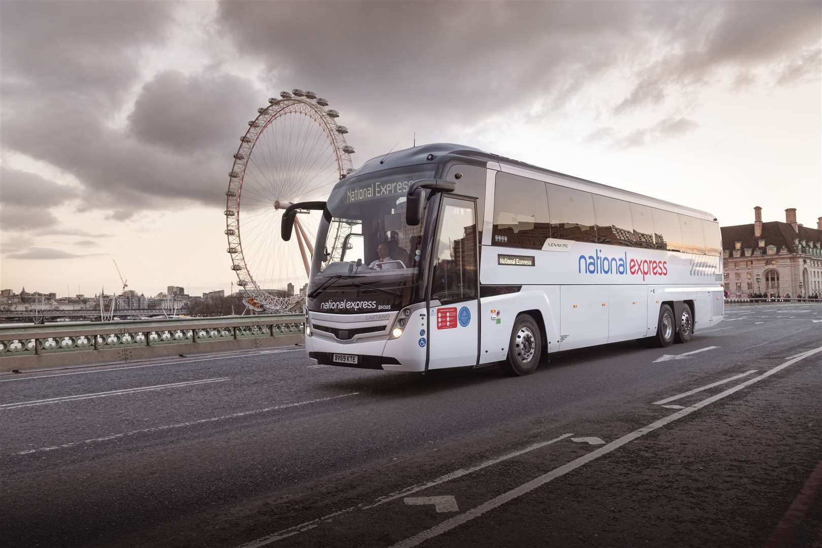 The couple met by chance on a National Express coach. Picture: Michael Molloy